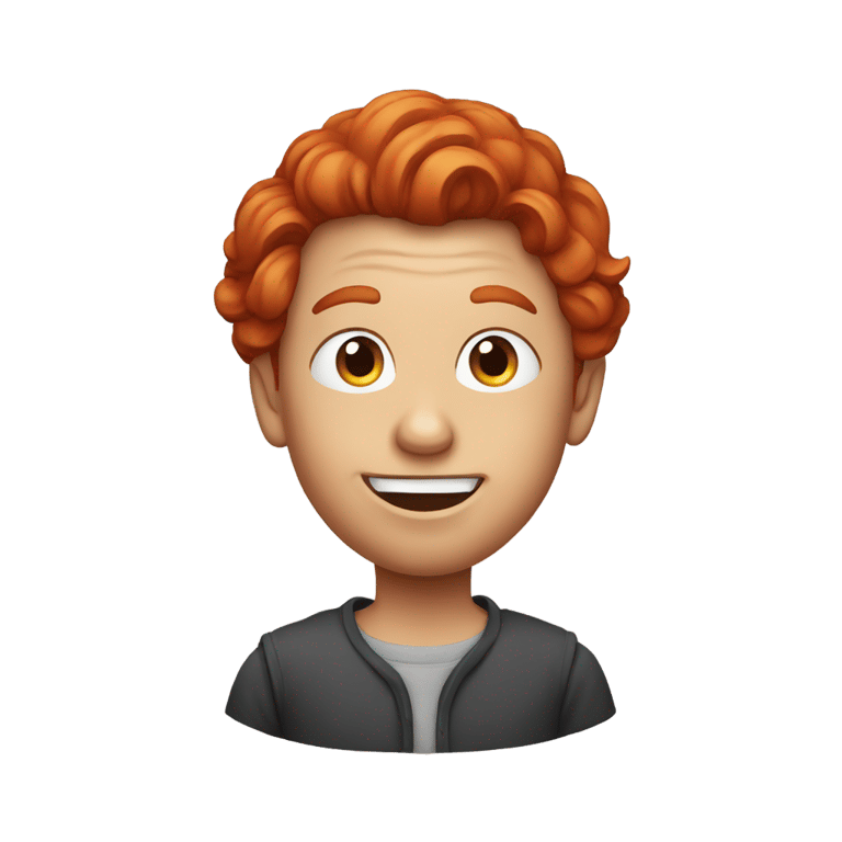 絵文字：Penny wise with red hair