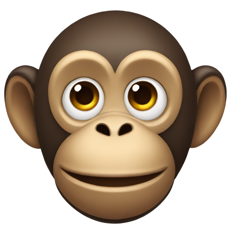 genmoji : Singe qui pète et ça sent mauvais