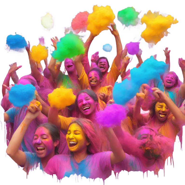 genmoji : Festival de Holi