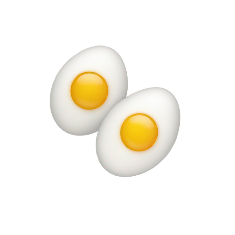 genmoji: 2 eggs
