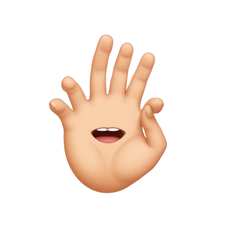 genmoji : Vagin avec des doigts à l'intérieur