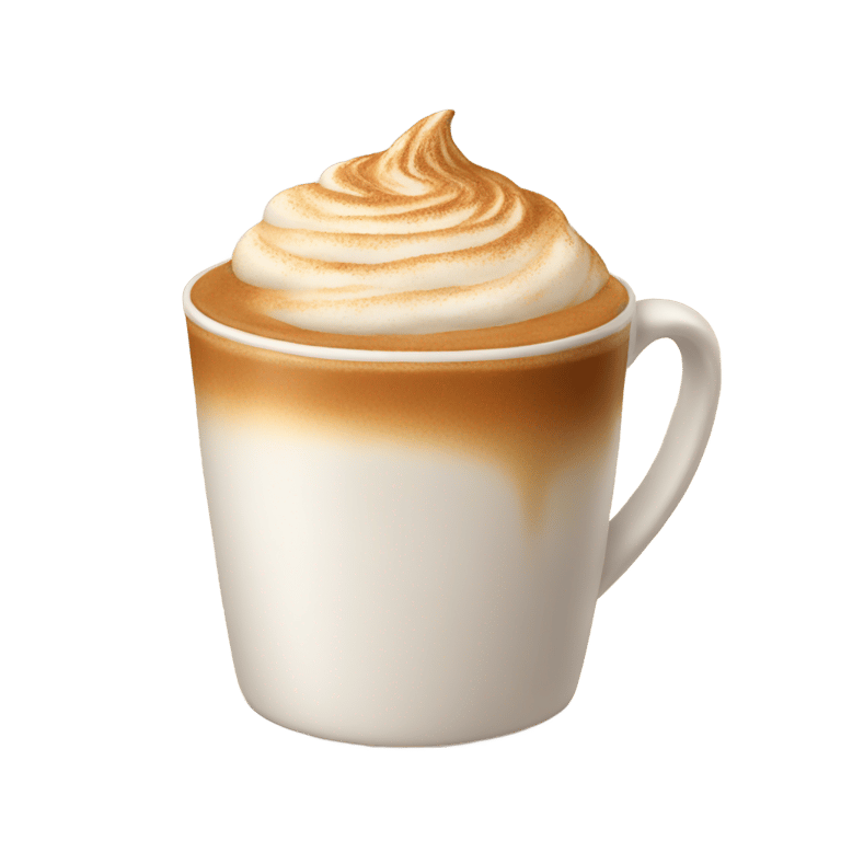 絵文字：Brown sugar latte