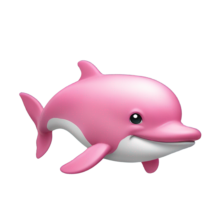 genmoji：粉红海豚