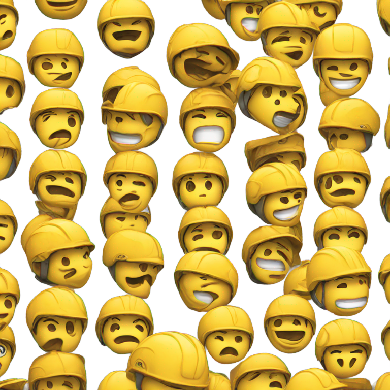 genmoji：流口水的表情带头盔