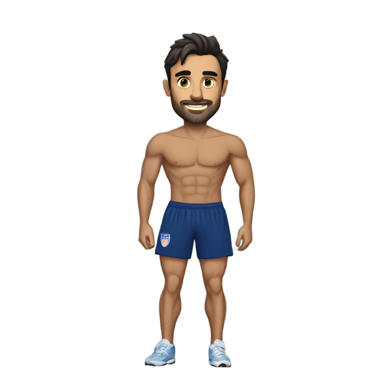 genmoji：克里斯·温多尔斯基穿着短裤
