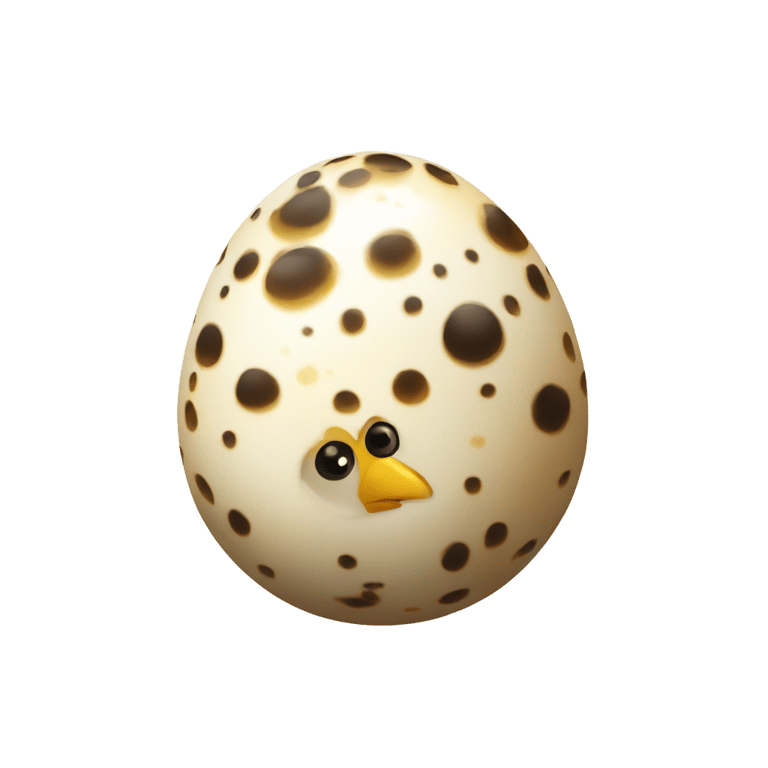 絵文字：quail egg