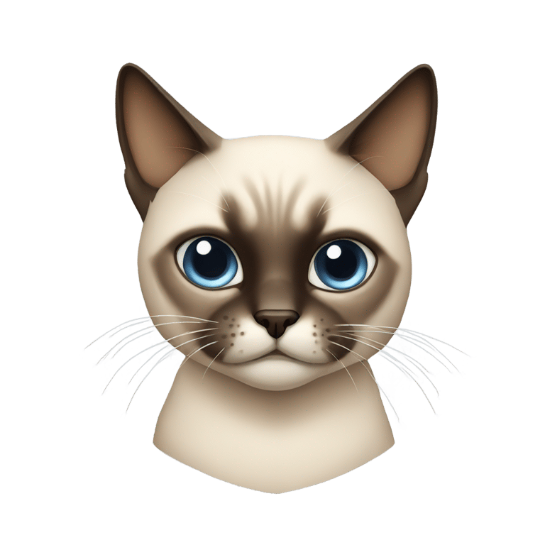 genmoji：愤怒的暹罗猫