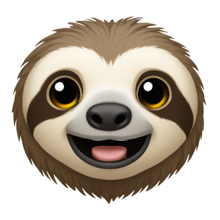 絵文字：ナマケモノ