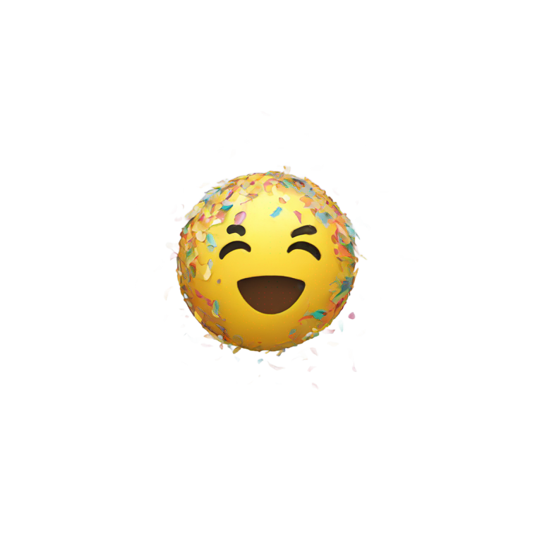 genmoji：confetti ball