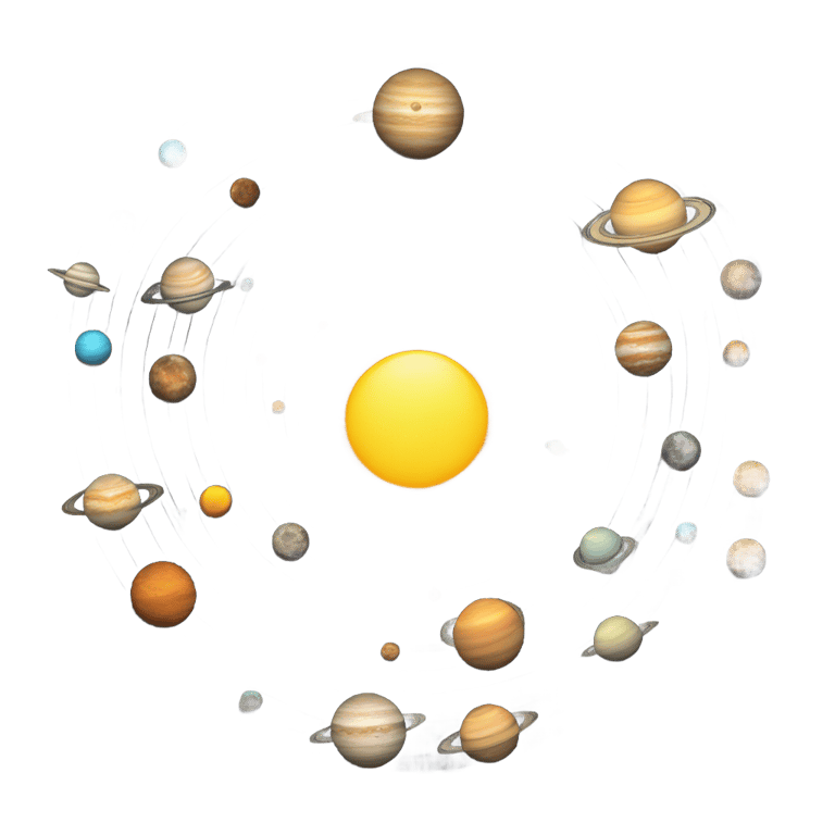 genmoji：太阳系
