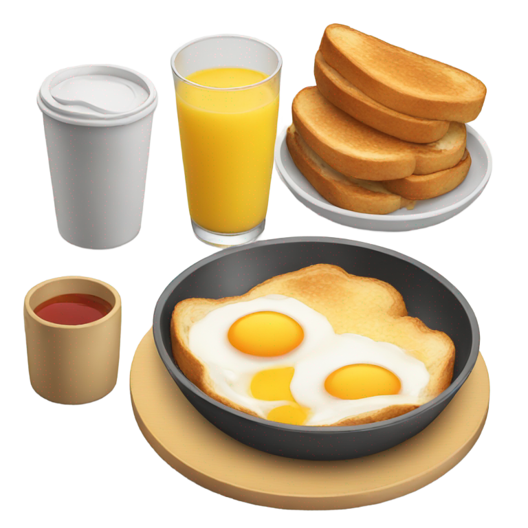 絵文字：朝食