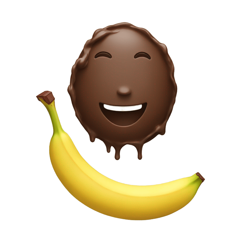 絵文字：バナナにチョコレート