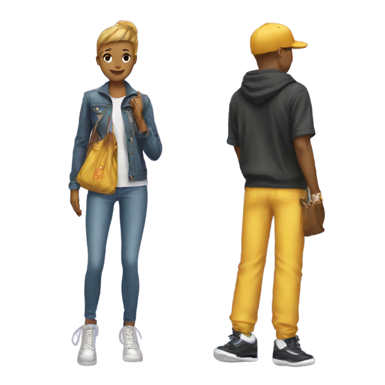 genmoji：2000年代服装和包的emoji