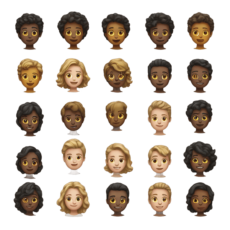 genmoji：看起来相同的人