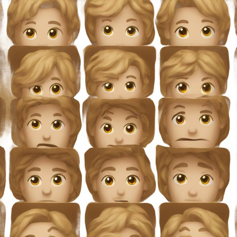 genmoji: guess who face
