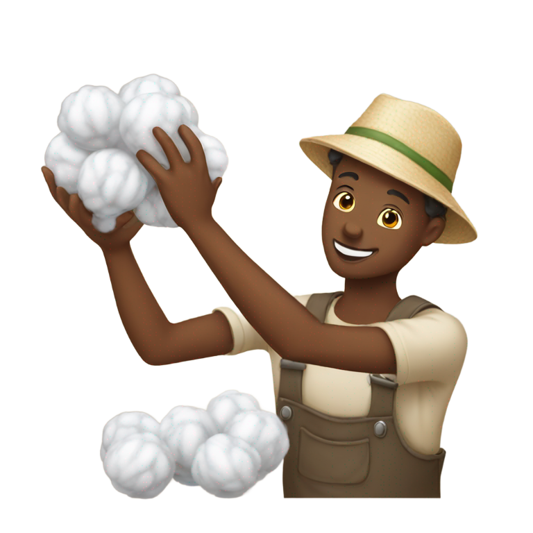 genmoji：cotton picking emoji