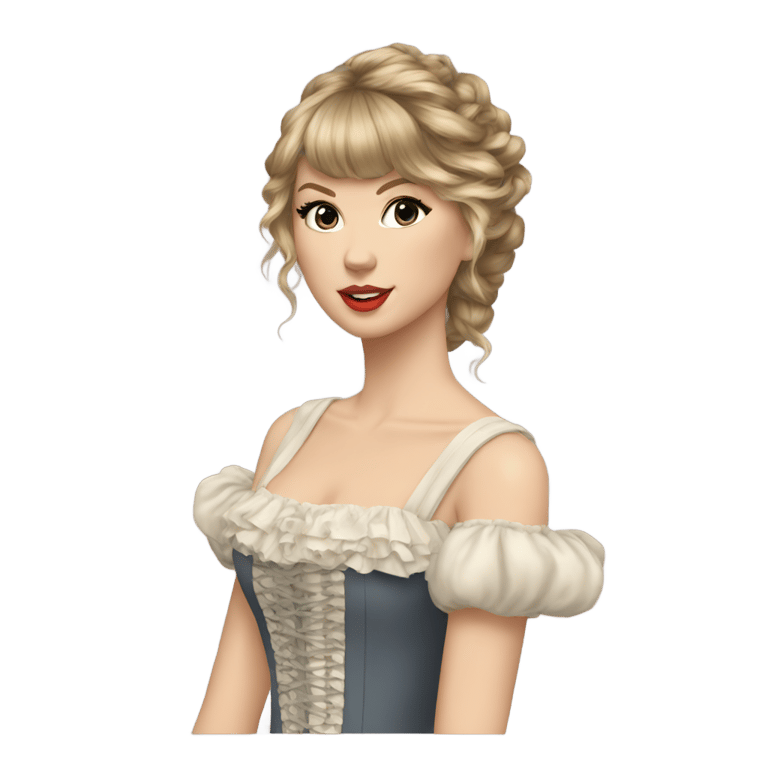 genmoji：泰勒·斯威夫特（Taylor Swift）在1800年