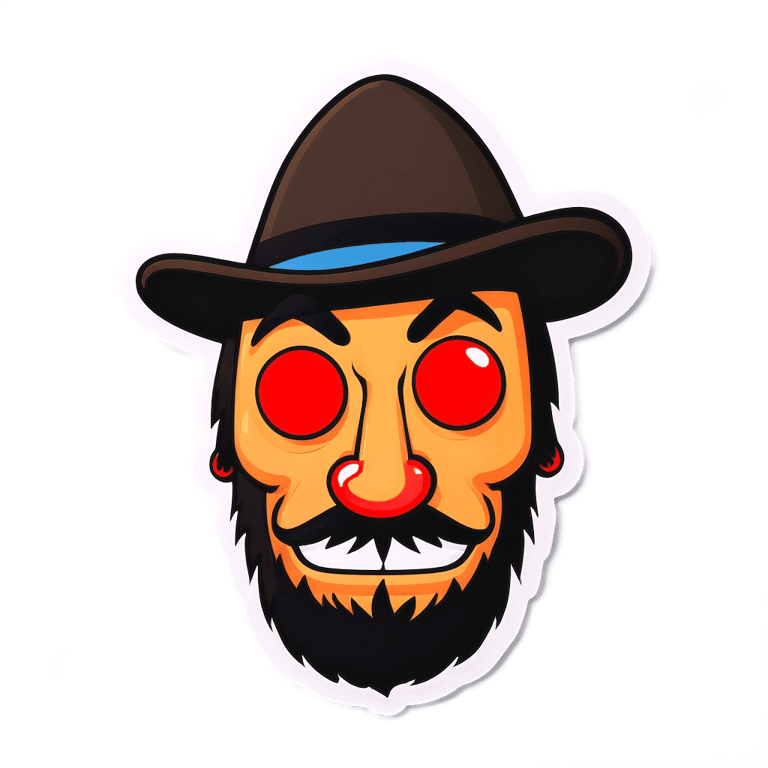 genmoji：带红鼻子的帽子