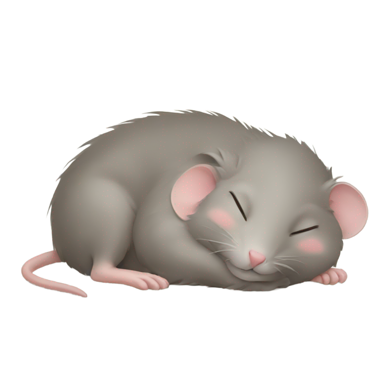 genmoji : Rat dormant