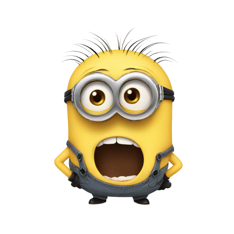 genmoji：小黄人哭泣