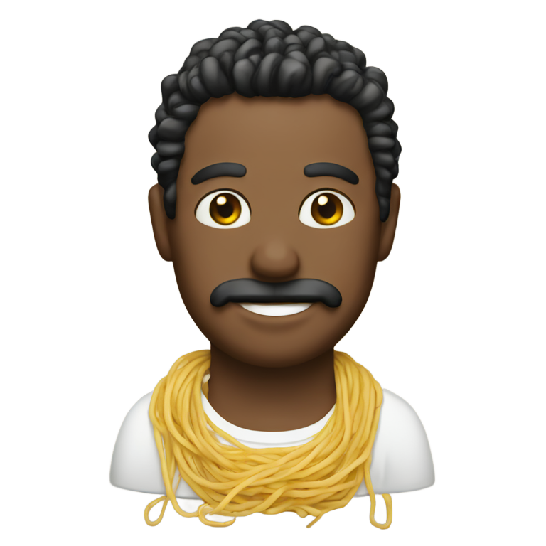 genmoji：意大利面男