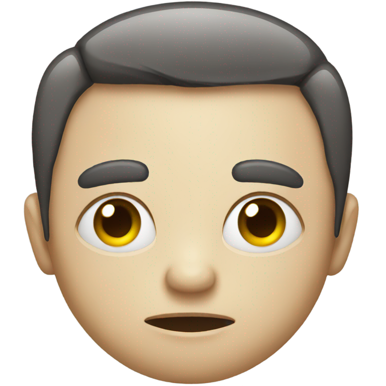 genmoji: a face with a frown