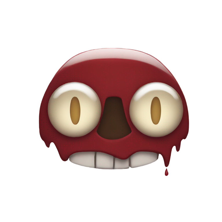 genmoji：红色灵魂  Undertale