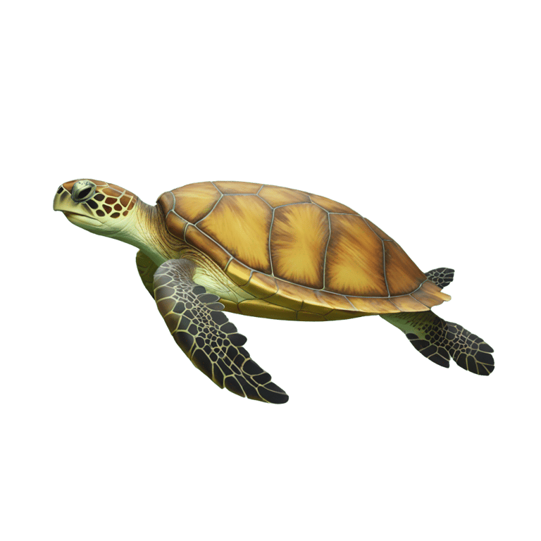 絵文字：Sea turtle