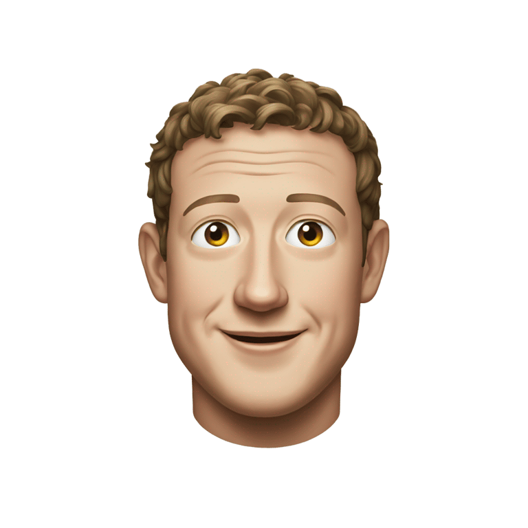 genmoji：马克·扎克伯格