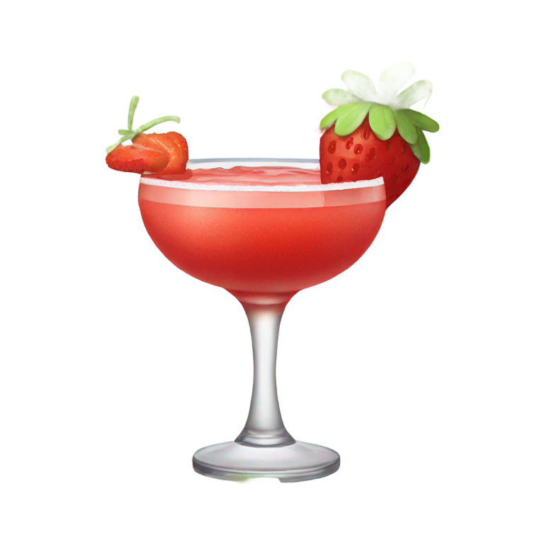 絵文字：ストロベリーダイキリ