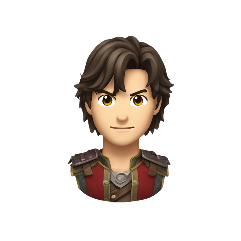 genmoji : Tête de Trevor Belmont de Castlevania