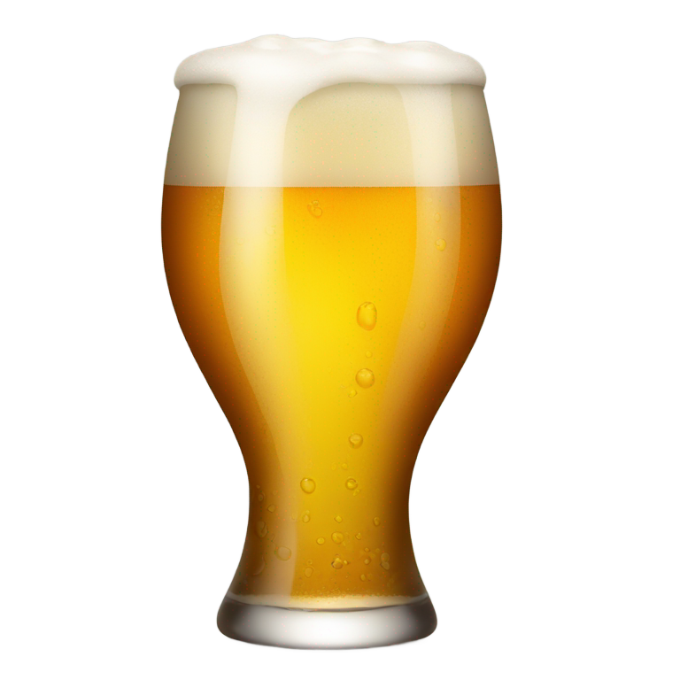 絵文字：グラスに入ったビール