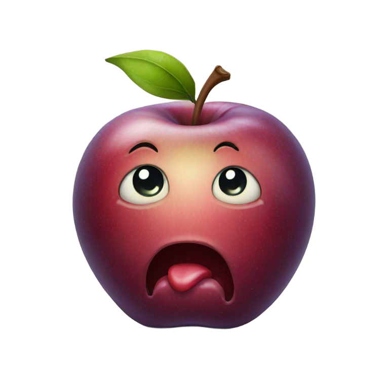 genmoji : Triste pomme pourrie