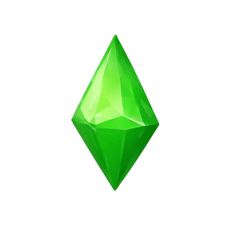 genmoji : Plumbob green The Sims