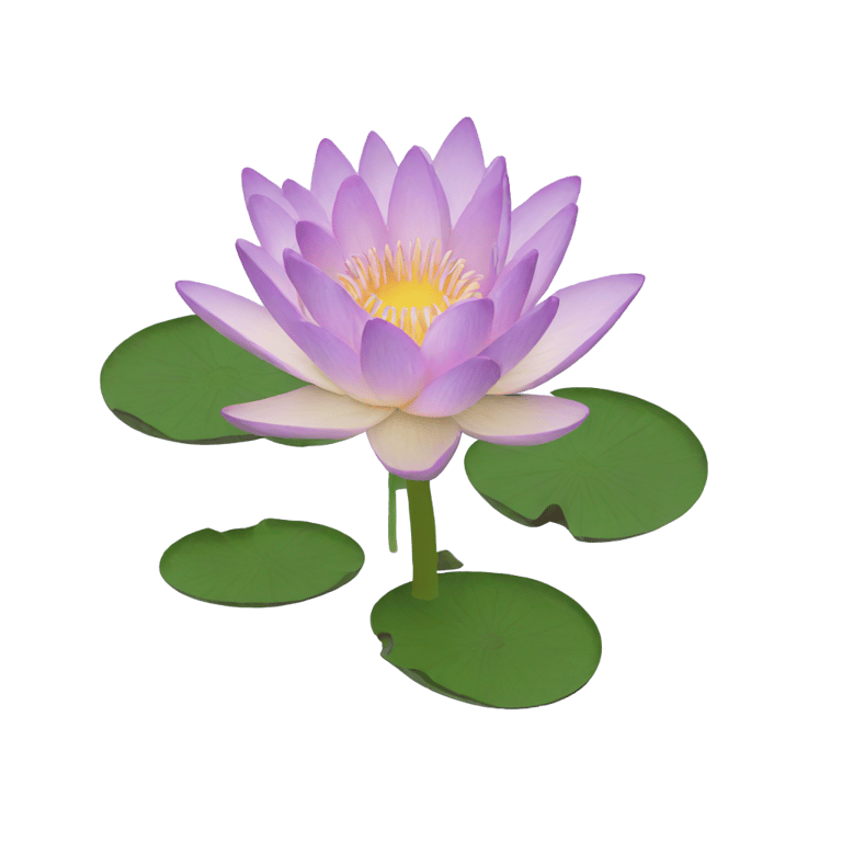絵文字：water lily flower