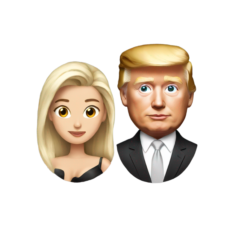 絵文字：トランプとイーロンがセックスしている