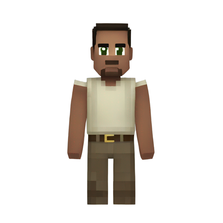 genmoji : Steve du jeu populaire de Microsoft : Minecraft