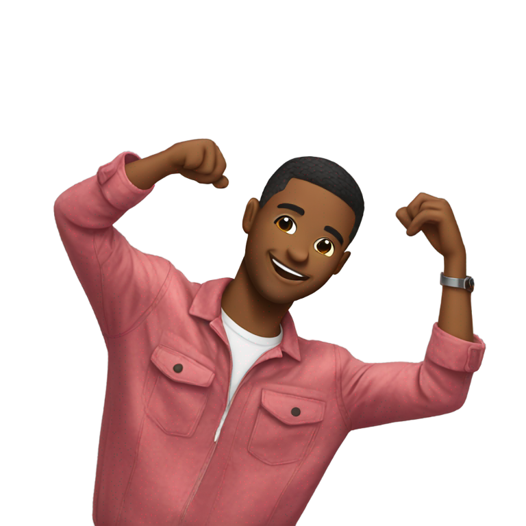 genmoji：💁🏻‍♂️ 这个表情但是在跳舞