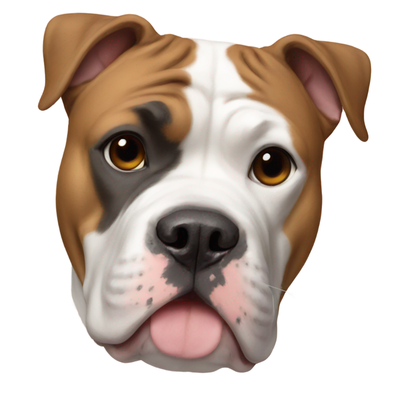 genmoji: American bulldog