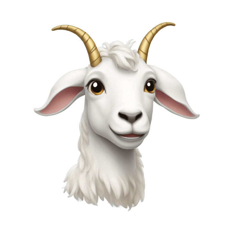 genmoji : Unicorn goat