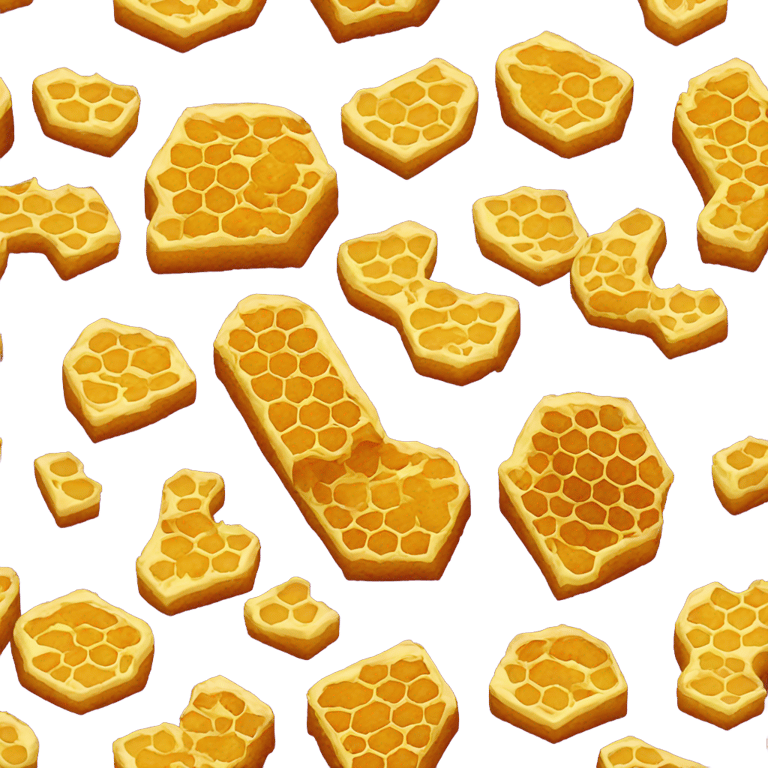 genmoji : Gâteaux en nid d'abeille