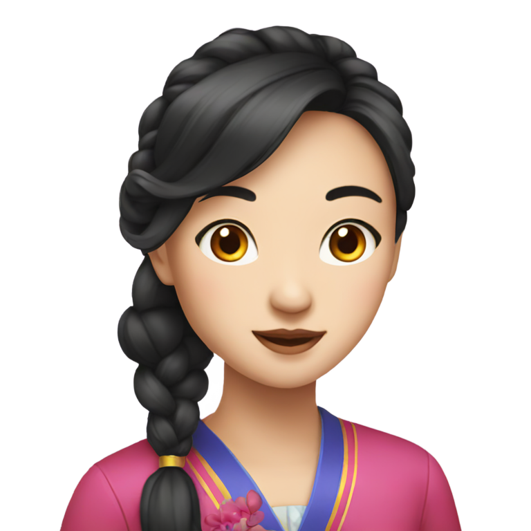genmoji: A super chinese girl