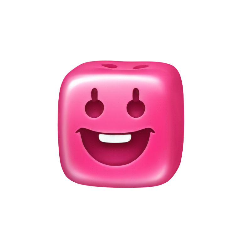 絵文字：笑顔のグミブロック
