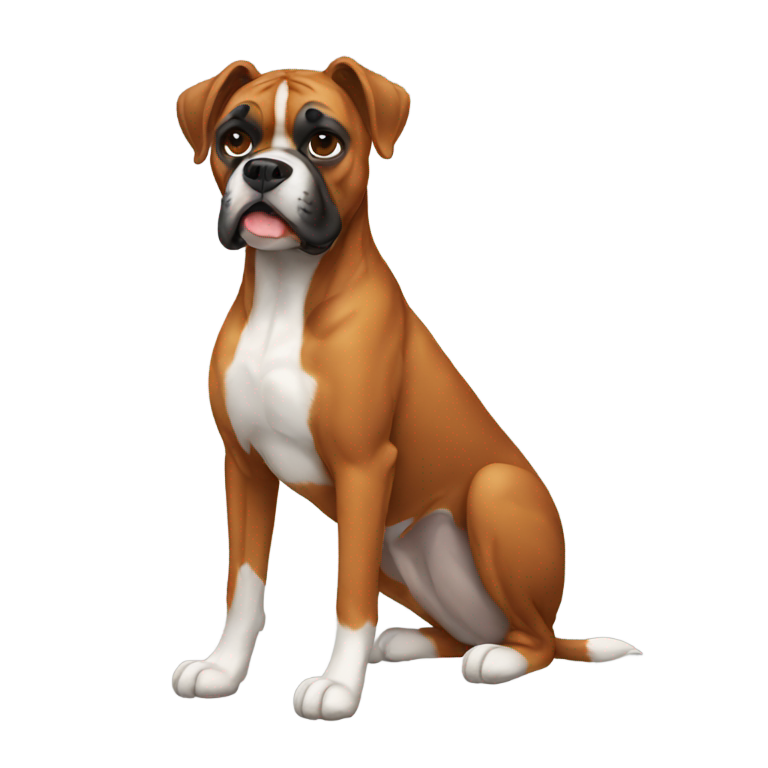 genmoji: A boxer dog