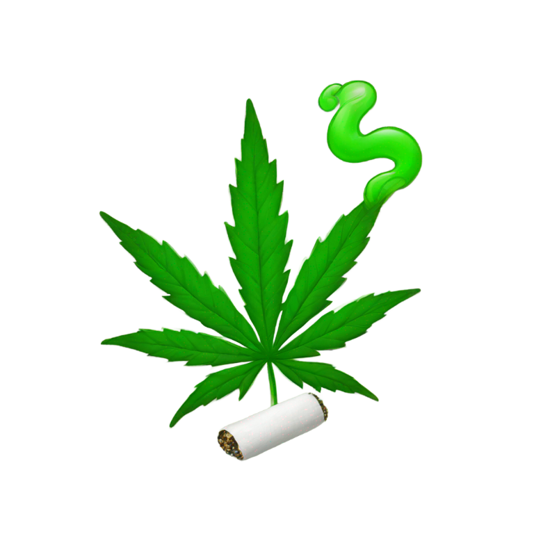 genmoji: smoking weed
