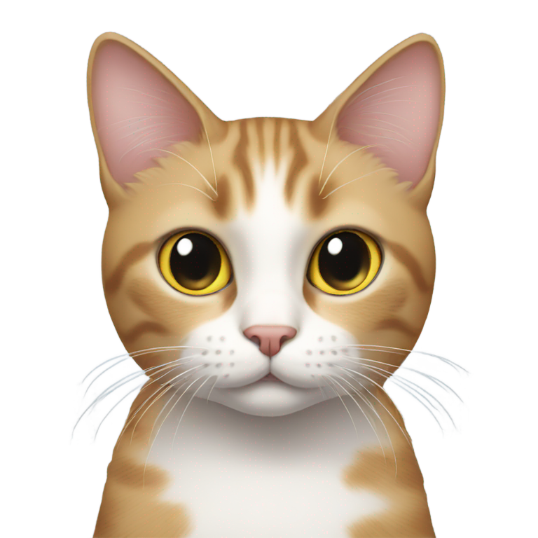 genmoji: Cat with star eyes