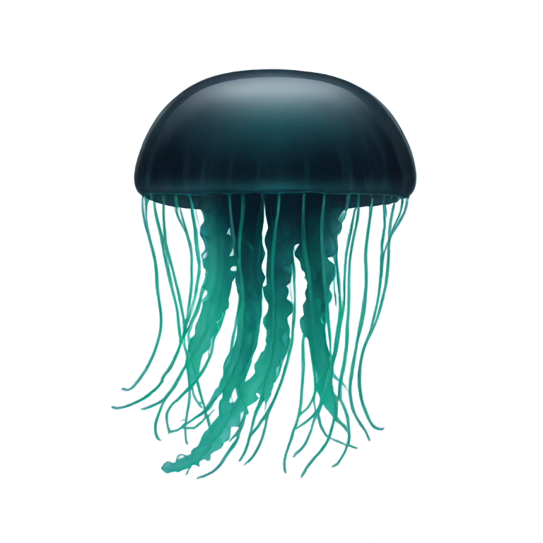 genmoji : Méduse noire