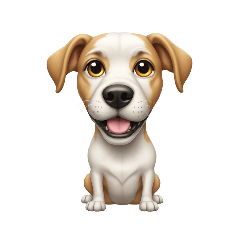 genmoji: Dog with a brain