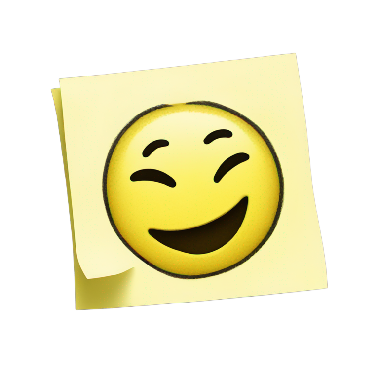 genmoji：便签上的涂鸦