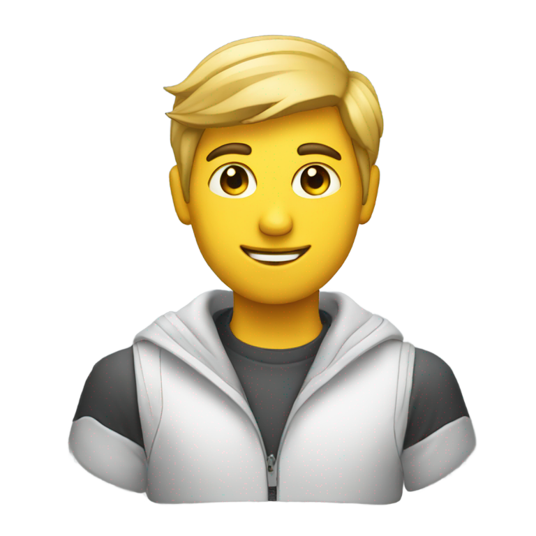 genmoji：网络安全专业男学生。